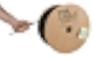 trueCABLE Cat5e Outdoor, 1000ft, Waterproof Direct Burial Rated CMX, Black 24AWG Solid Bare Copper, 350MHz, PoE++ (4PPoE), ETL Listed, Unshielded UTP, Bulk Ethernet Cable