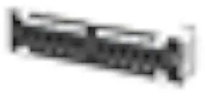 MANHATTAN 12-Port Network Patch Panel Cat-6  1U UL Listed - Wall Mount with 89D Bracket - Installer Grade 3µ Gold Plated Contacts - Lifetime Mfg Warranty 720779