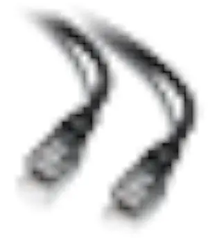 Legrand - C2G Cat6 Ethernet Cable, Snagless Unshielded Cat6 Patch Cable, Black Network Patch Cable, 25 Foot UTP Ethernet Network Patch Cable, 1 Count, C2G 27155