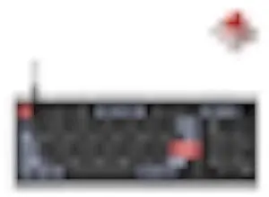 Keychron V5 Wired Custom Mechanical Keyboard Knob Version, 96% Layout QMK/VIA Programmable with Hot-swappable Keychron K Pro Red Switch Compatible with Mac Windows Linux Black (Non-Transparent)