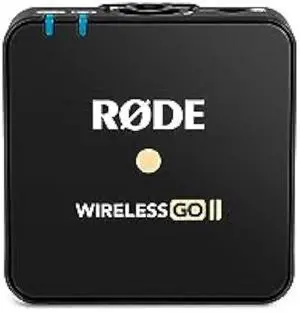 RØDE Wireless GO II TX Ultra-compact Wireless Transmitter with Built-in Microphone, On-board Recording and up to 200m Range for Filmmaking, Interviews and Content Creation (Transmitter Only)