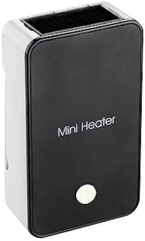 Safety Energy-saving Heater Mini Portable Room Office Desktop Electric Fan Heater Air Warmer Black