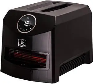 Heat Storm Mojave Indoor Ultra Lightweight Portable Infrared Space Heater - 1500 Watts - Built in Thermostat & Overheat Sensor - Remote Control