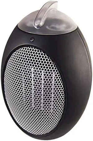 Cozy Products ESH Eco-Save Compact Personal Space Heater - 750-Watts, ETL Listed, Eco-Friendly, Energy Efficient Design, 11 x 7.5 Inches, 5 lbs.,Black