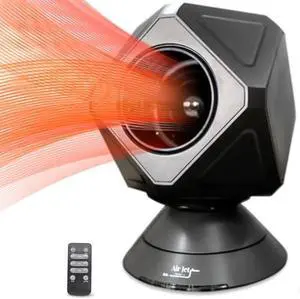 PROPER Air Jet Series-1 Infrared Space Heater Cooler Fan Combo |1500/950 Watt | 10- Fan Speeds | 5- Modes | 40-90 Degree Thermostat | For Indoor use