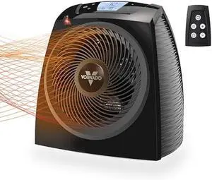 Vornado TAVH10 Space Heater with Remote for Home, Fan Only Option, Digital Display with Adjustable Thermostat, Advanced Safety Features, Timer, Auto Climate Control