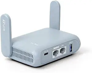 GL.iNet GL-MT3000 (Beryl AX) Portable Travel Router, Pocket Wi-Fi 6 Wireless 2.5G Router, Portable VPN Routers WiFi for Travel, Public Computer Routers, Business, Moblie/RV/Cruise/Plane
