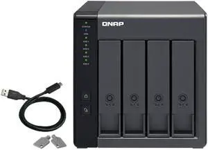 QNAP TR-004 4 Bay USB Type-C Direct Attached Storage (DAS) with hardware RAID (Diskless)