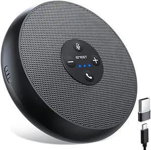 EMEET USB Speakerphone, M1A Zoom Certified AI Mics 360°Voice Pickup USB Type C-A Plug&Play Computer Speakers with Microphone, Fast Mute Noise Reduction Echo Cancellation for 5-8 People for Zoom Teams EMEET USB Speakerphone, M1A Zoom Certified AI Mics 360°Voice Pickup USB Type C-A Plug&Play Computer Speakers with Microphone, Fast Mute Noise Reduction Echo Cancellation for 5-8 People for Zoom Teams
