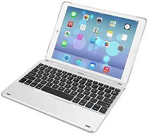 Arteck iPad 9.7-inch Keyboard, Ultra-Thin Bluetooth Keyboard with Folio Full Protection Case for iPad 9.7, 130 Degree Swivel Rotating