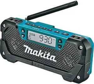 Makita RM02 12V max CXT® Lithium-Ion Cordless Compact Job Site Radio, Tool Only