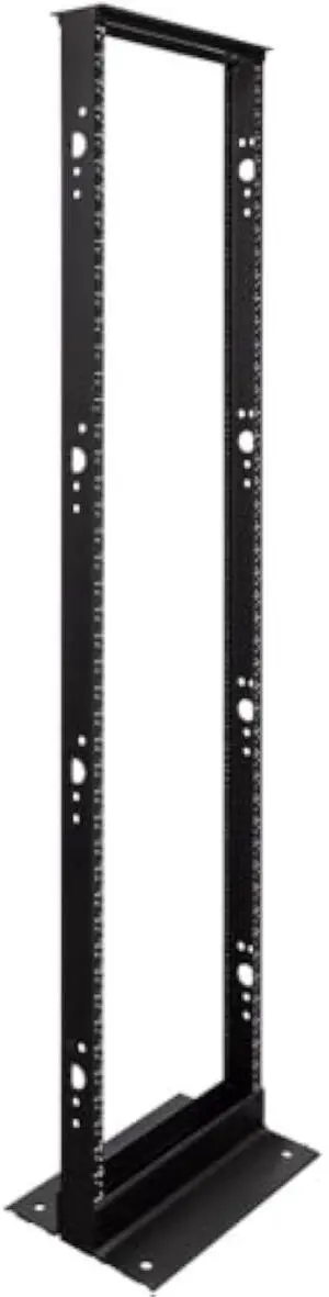 NavePoint 45U 2 Post Open Frame Server Rack for 19 Inch Equipment, AV, Networking, Data & IT Devices, 2-Post Rack 45U 881lbs Weight Capacity, Black