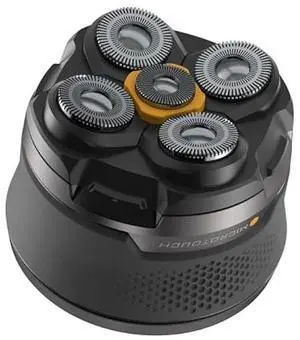 Microtouch Titanium Electric Head Shaver - Rechargeable Head and Face Shaver for Men, Cordless Razor, Hypoallergenic Wet/Dry Shaving, Precision Head Trimmer, Lithium Power, Battery Powered