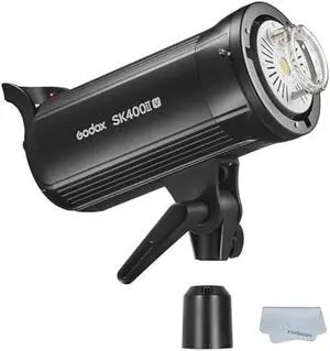 GODOX SK400II-V (New Upgrade) 400Ws Bowens Mount Photo Studio 2.4GHz GN65 Built-in LED Modeling Lamp 5600±200K Strobe Light Photography Lamp for Product/Wedding/Portrait GODOX SK400II-V (New Upgrade) 400Ws Bowens Mount Photo Studio 2.4GHz GN65 Built-in LED Modeling Lamp 5600±200K Strobe Light Photography Lamp for Product/Wedding/Portrait