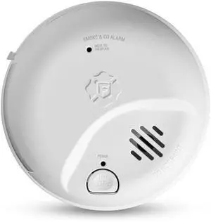 First Alert Combination Smoke & Carbon Monoxide Alarm, Interconnect Hardwire Detector with Battery Backup, SMICO100-AC, 1-Pack