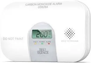 Siterwell Carbon Monoxide Detectors, 10 Year Product Life CO Detector with LCD Digital Display and Sound Warning, ETL Listed, Carbon Monoxide Detectors Battery Operated for Home School Office, 1-Pack