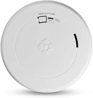 First Alert Combination Smoke & Carbon Monoxide Alarm, Battery-Operated Detector with Slim Profile Design, SMCO200, 1-Pack