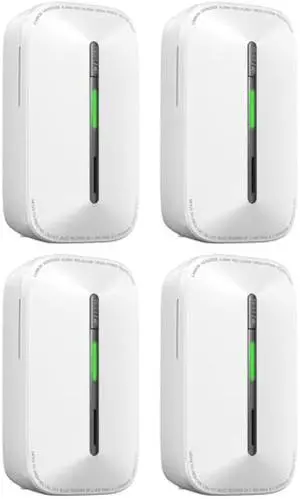 SITERWELL Plug in Carbon Monoxide Detector 10 Year Battery, CO Alarm Detector with Electrochemical Sensor and Sound Warning, AC Powered Portable Carbon Monoxide Detector for Home Office Travel,4-Pack