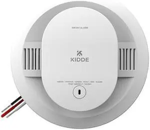 Kidde, 20SAR, Hardwired Smoke Detector, AA Battery Backup, Interconnectable, LED Warning Light Indicators