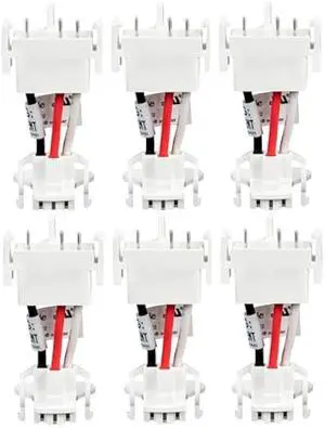 Kidde KA-F Quick Convert Adapter, Allows Installation of Kidde Smoke Alarm in Firex Wiring Harness (6 Pack)  Check Compatibility