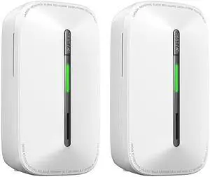 SITERWELL Plug in Carbon Monoxide Detector 10 Year Battery, CO Alarm Detector with Electrochemical Sensor and Sound Warning, AC Powered Portable Carbon Monoxide Detector for Home Office Travel,2-Pack