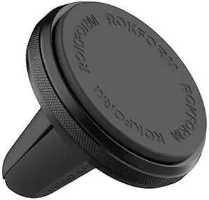 Rokform - Magnetic Air Vent Mount, Super Grip Car Truck & Van Vent Clip, Aluminum Cell Phone Holder, Removable Vent Magnet Mount, Specially Designed for Rokform Cases (Black)