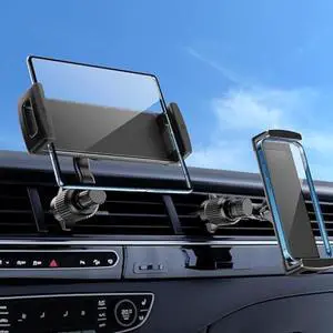 Long Arm Car Phone Mount for Samsung Galaxy Z Fold 7 6 5 4 3 Accessories Tablet Holder for Air Vent Handsfree, 360° Rotatable Fit for iPad mini 6 Pro iPad Air Pixel and More 4-12.9 Device