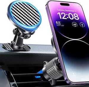 for Magsafe Car Mount [Strong Magnets] Magnetic Phone Holder for Car Vent Dashboard [Hands Free] Cell Phone Holder Car Mount for iPhone 15 14 13 Pro Max Pro Mini for MagSafe Case All Phones