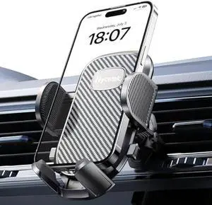 Nycetek 2025 Upgraded Car Vent Phone Mount [Military-Grade Clip] 360° Rotation, Universal Cellphone Holder Fits for iPhone 16 15 14 13 Pro Max Samsung Galaxy S24 S23 & All
