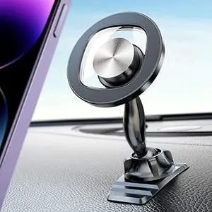 eSamcore Magnetic Phone Holder for Car, iPhone MagSafe Car Mount Strong Phone Magnet for Car Dashboard Cell Phone Holders for Your Car Fits Mag Safe iPhone 16/15/ 14/13 Pro Max Mini