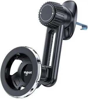 volport Magnetic Phone Holder for Car Vent, [Non Blocking] Car Phone Holder for iPhone Magnetic Case, Strong Magnet Car Vent Mount for iPhone 15 14 13 Pro Max Mini Plus Case P-Socket