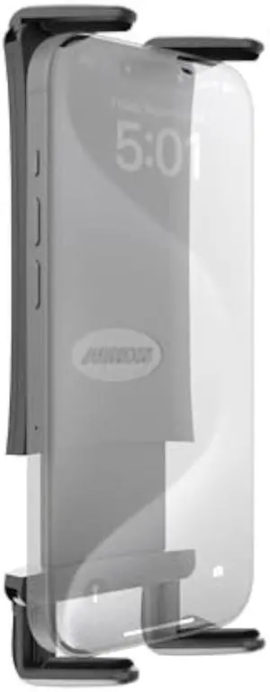 ARKON Mounts Slim-Grip Ultra Phone Holder Fits All Phones & Small to Midsize Tablets Fits Pedestals with Dual-T Patterns For iPad, iPhone, Samsung, Google, Nokia, & more