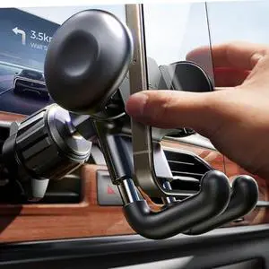 LISEN for Delas Car Vent Phone Mount, [Heavy Duty Friendly] Upgraded Car Phone Holder for Vent, Cell Phone Hodler for iPhone, Automobile Cradles Compatible with iPhone 16 15 14 13 12 Pro Max