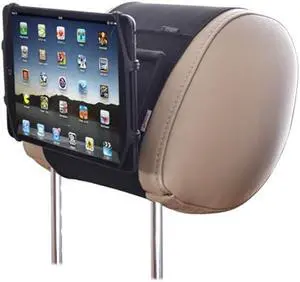 TFY Car Mount Universal Car Headrest Mount Holder with Silicon Holding Net Compatible with Both 4.5-6 Inch Phones and 7-10.5 Inch Tablets