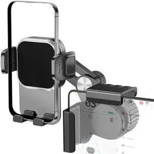 Phone Mount for Tesla Model 3/Y Accessories 2025, Adjustable Universal Phone Holder for Tesla Model 3/Y/Cybertruck Screen, Non-Adhesive Car Mount Fits All Smartphone