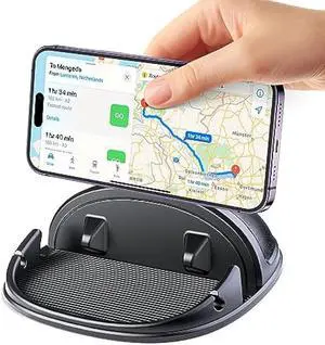 Beeasy Car Phone Holder, Dashboard Phone Holder for Car Anti-Slip Silicone Car Pad Phone Mount, Hands Free Phone Stand Compatible with iPhone, Samsung, Android Smartphones, GPS Navigation Devices