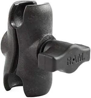 RAM Mounts RAP-B-201U-A Composite Double Socket Arm - Short Arm Compatible with B Size 1 Ball Components