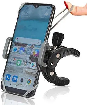 Baby Stroller Phone Holder, Shopping Cart, Golf Cart, Push Cart, Bike Phone Mount, for Motorcycle, Scooter, ATV, Boat, Spin Bike, Treadmill, Handlebar- Universal- iPhone, Cell Phone Clamp (Grey) Baby Stroller Phone Holder, Shopping Cart, Golf Cart, Push Cart, Bike Phone Mount, for Motorcycle, Scooter, ATV, Boat, Spin Bike, Treadmill, Handlebar- Universal- iPhone, Cell Phone Clamp (Grey)