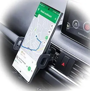 ENCASED Vent Mount Phone Holder for Car, Secure Case-Friendly Grips (Compatible with iPhone/Samsung Models)