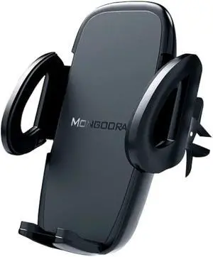 Air Vent Car Phone Mount Holder - Locking Cell Phone Car Mount Universal for Any Smartphone, iPhone, Android - Clip On Car Phone Holder for Dashboard - Stocking Stuffers