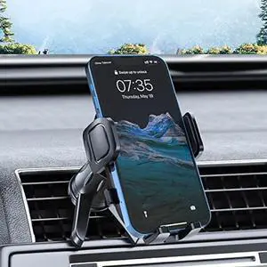 YouOKLight Phone Holder car Vent, car Cell Phone Holder for iPhone, car Vent Phone Mount, Car Phone Holder, 2023 Upgraded Metal Hook Universal, Car Phone Mount fit for Smart Phone.