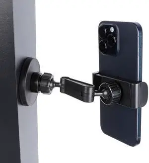 Gym Magnetic Phone Holder Mount Attach to Metal Surface, 360° Rotatable Heavy Duty Magnet Phone Mount for Gym Workout Record, Compatible with iPhone, Samsung, All Cell Phone