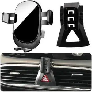 Car Phone Holder for Hyundai Santa Fe Auto Accessories [Only for 2019-2023 Santa Fe] [Auto Lock Hands Free Cell Phone Mount Car fits for iPhone & All Smartphones]