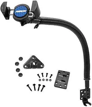 Arkon RoadVise Seat Rail Car Mount for iPhone XS Max XS XR X 8 Note 9 8 5 Galaxy S10 S9 S8 S7 Retail Black