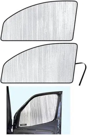 YelloPro Front Seat Side Sunshade Custom Fit for Mercedes Benz Sprinter Van - 2019 2020 2021 2022 2023 2024 2025 - Freightliner Cargo Crew Passenger Motorhome