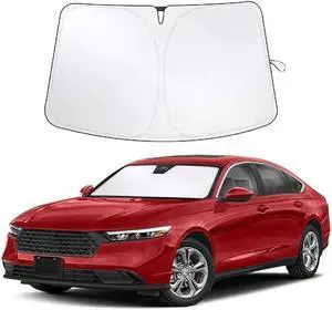 Econour Windshield Sun Shade for Honda Accord 2018-2022 Window Sunshade Sun Visor Protector Foldable Blocks UV Rays Keep Your Car Cooler