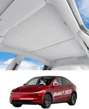 for Tesla Model Y Juniper Sunshade Glass Roof Accessory Rear Windshield Sun Shade for Tesla Model Y Juniper 2025