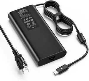 130W USB C Laptop Charger Compatible with Dell XPS 15 9575 2-in-1/9500/ 9510/9520, XPS 17 9700/9710/ 9720, Precision 5530/5550/ 5750, Latitude 7410/9410/9510 Type-C PD Power Adapter 130W USB C Laptop Charger Compatible with Dell XPS 15 9575 2-in-1/9500/ 9510/9520, XPS 17 9700/9710/ 9720, Precision 5530/5550/ 5750, Latitude 7410/9410/9510 Type-C PD Power Adapter