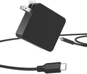 Charger Fit for Samsung Laptop Charger, USB C 65W Fit for Galaxy Book Pro 360, Chromebook 4 4+, Notebook 9 Pen Pro NP950QDB NP930XDB NP935QDC XE521QAB XE520QAB XE513C24 XE350XBA NP930MBE NP950SBE