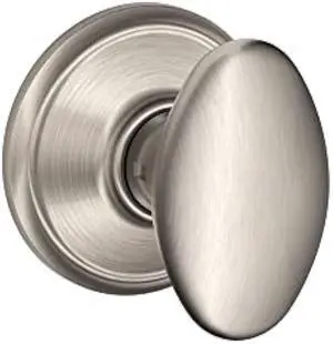 Schlage F10 V SIE 619 Sienna Door Knob, Hall & Closet Passage Lock, Satin Nickel